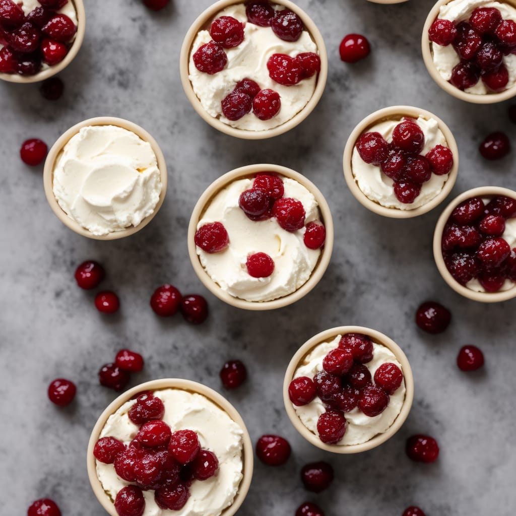 Lingonberry & Ginger Cheesecake Pots