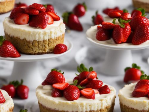 Little Strawberry Cheesecakes