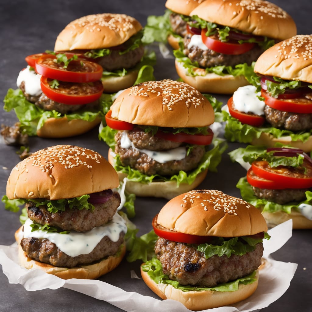 Loaded Greek Burgers