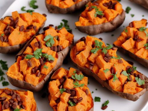 Loaded Twice-Baked Sweet Potatoes