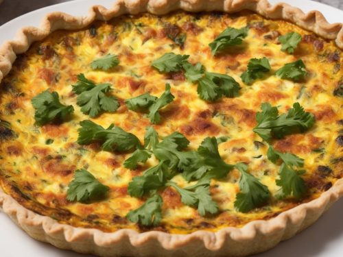 Loaded Vegetarian Quiche