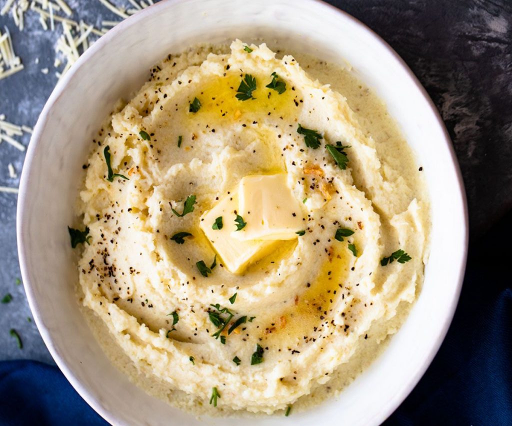 Low-Carb Mashed Cauliflower Recipe