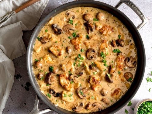 Lower-Calorie Creamy Chicken Casserole