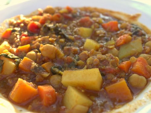 Make-Ahead Vegetarian Moroccan Stew Recipe