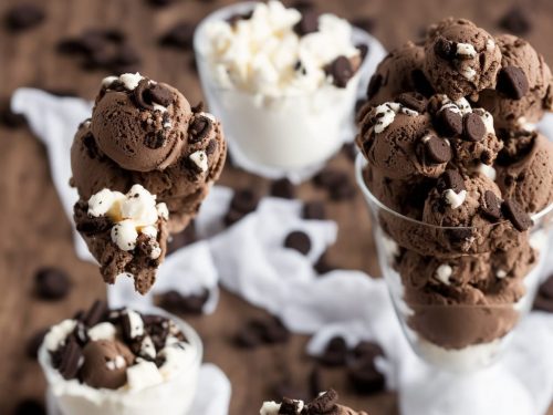 Malt Chocolate Ice Cream with Oreo Cookie Crunch