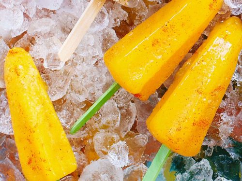 Mango, Chilli & Tequila Ice Lollies