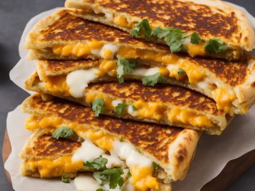 Mango Chutney & Cheese Naan Toastie