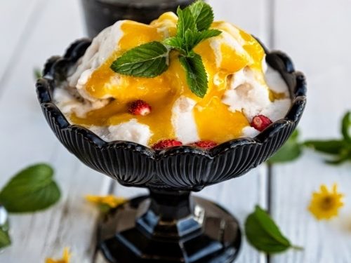 Mango & Vanilla Granita