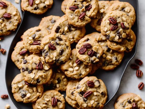 Maple Pecan Raisin Oaty Cookies Recipe