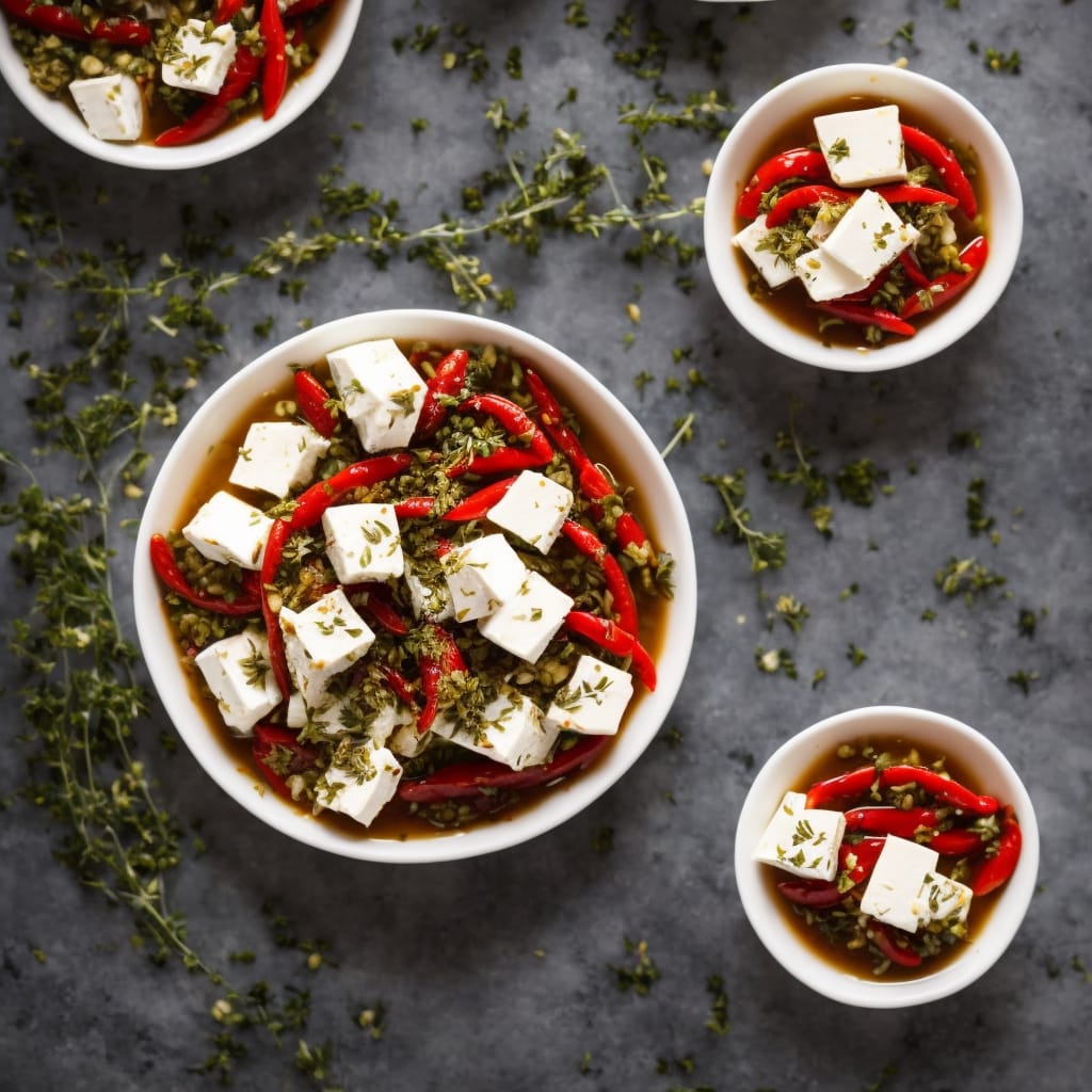 Marinated Feta in Thyme Chilli Oil Recipe