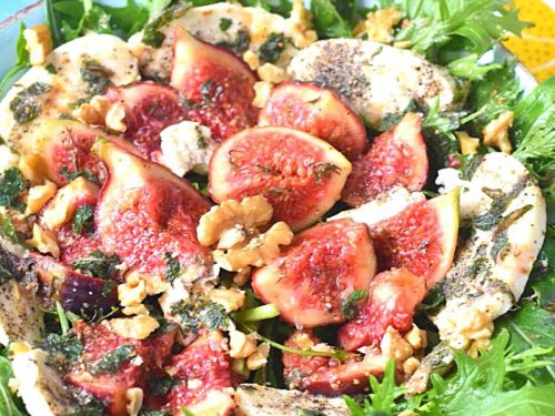 Marinated Fig & Mozzarella Salad