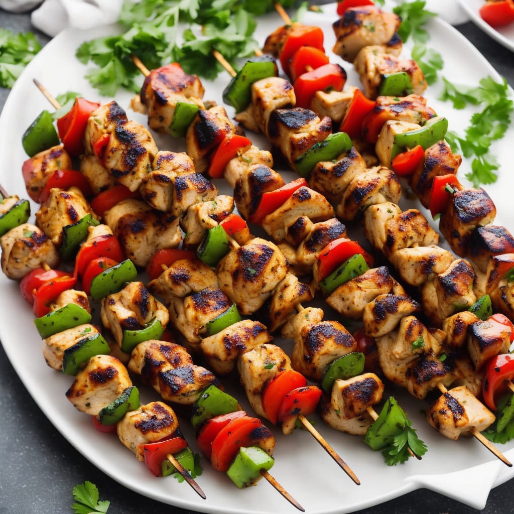 Marinated Greek Chicken Kabobs