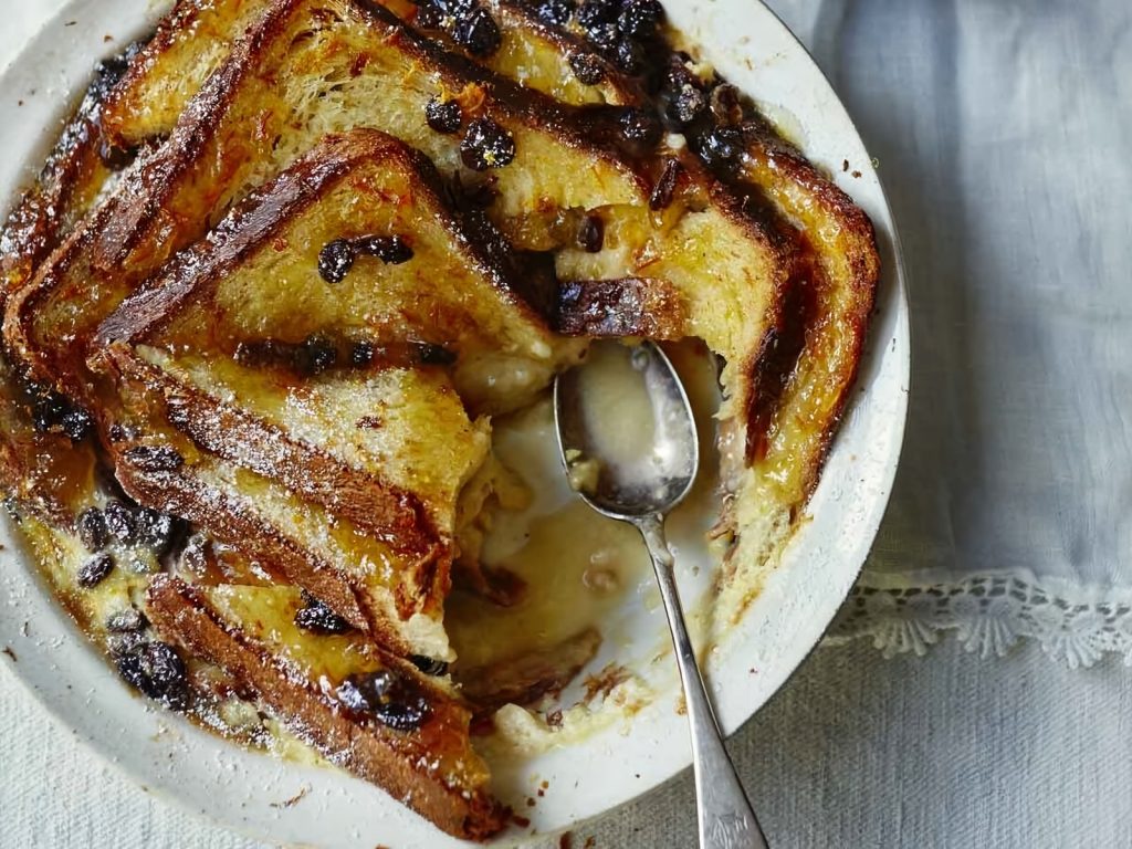 Marmalade & Whisky Bread & Butter Pudding