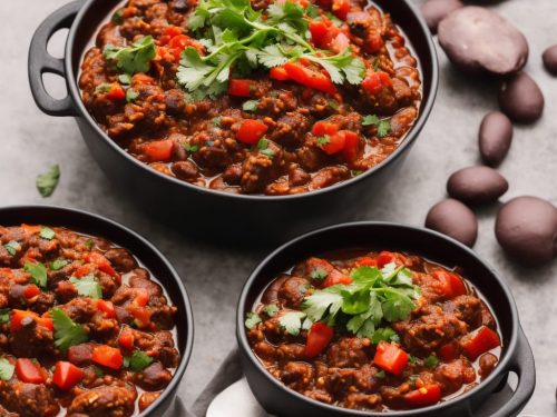 Meatball Black Bean Chilli