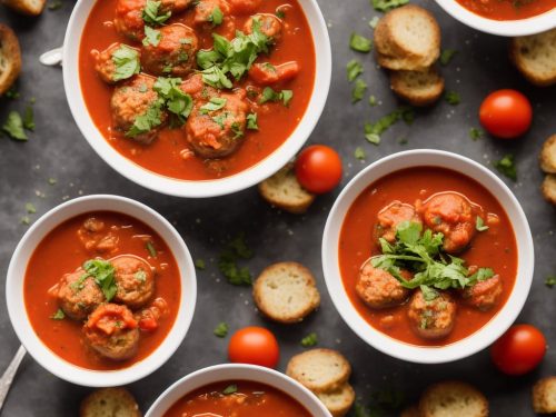 Meatball & Tomato Soup