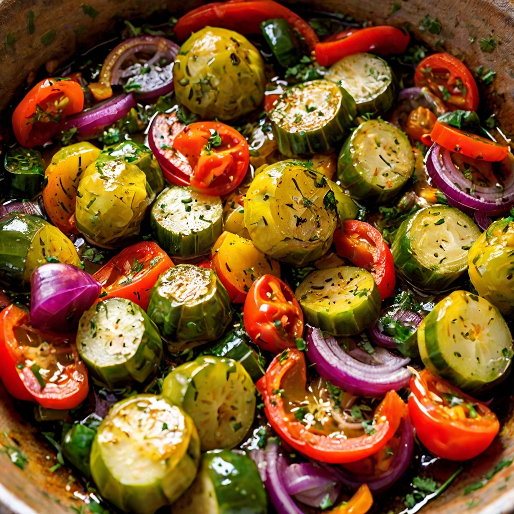 Mediterranean Marinated Vegetables