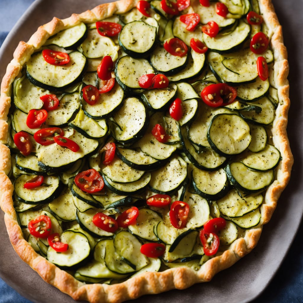 Mediterranean Tuna, Pepper & Courgette Tart