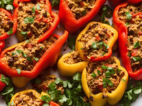 Mediterranean Turkey-Stuffed Peppers