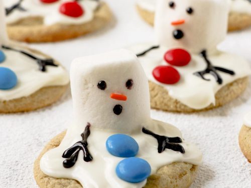 Melted Snowman Cookies