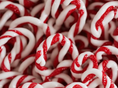 Meringue Candy Canes