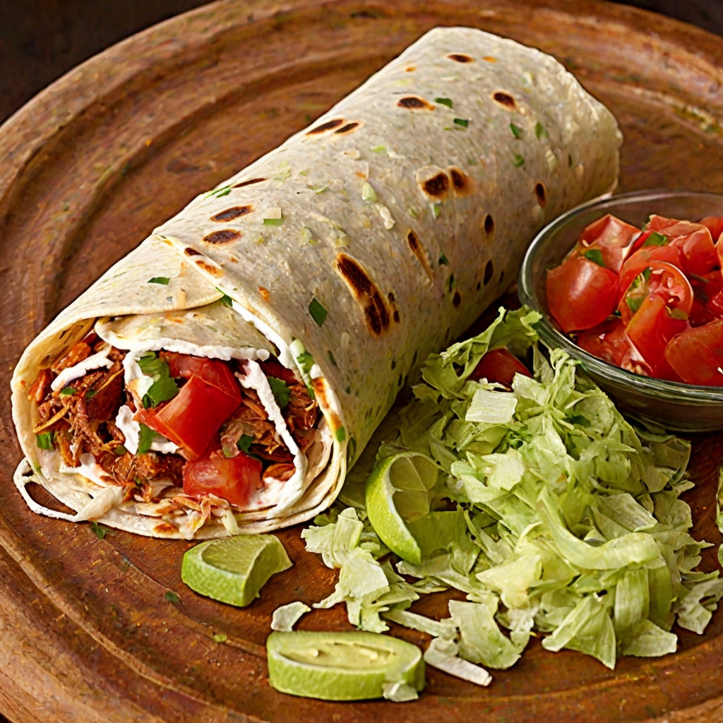 Mexican Pork Wraps