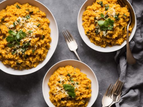 Microwave Butternut Squash Risotto