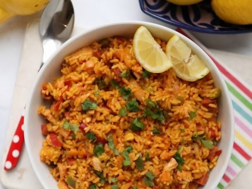 Microwave Cheat's Paella Recipe