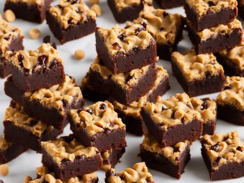 Microwave Peanut Butter & Jam Brownies