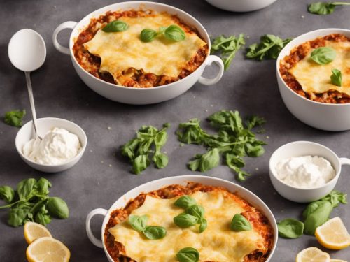 Microwave Vegetarian Mug Lasagne