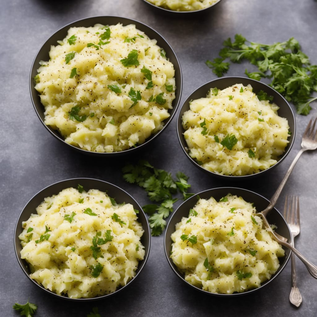 Microwaved Squash Colcannon