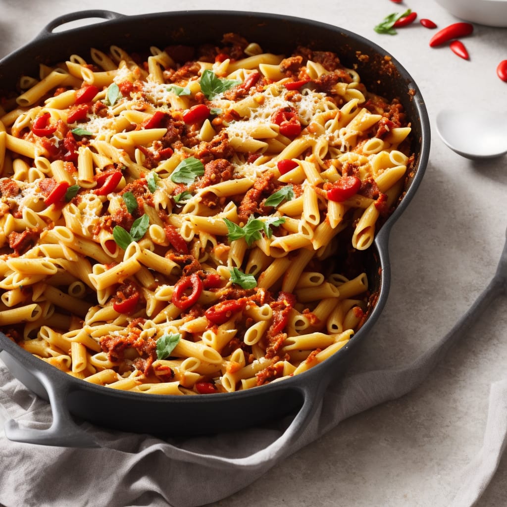 Mild Chilli & Bean Pasta Bake