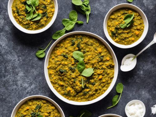 Mild Split Pea & Spinach Dhal