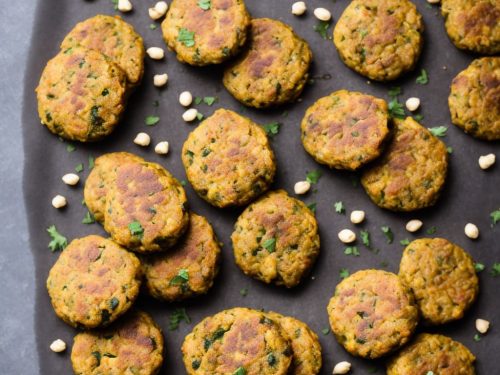 Minced lamb & lentil patties