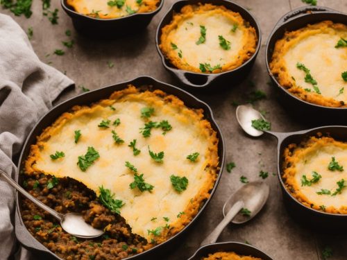 Mini Lentil Shepherd’s Pies