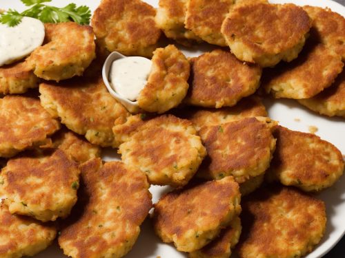 Mini Schnitzels with Garlic Sauce