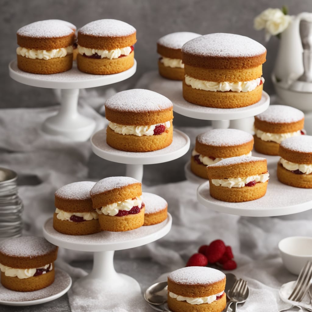 Mini Victoria Sponge Cakes