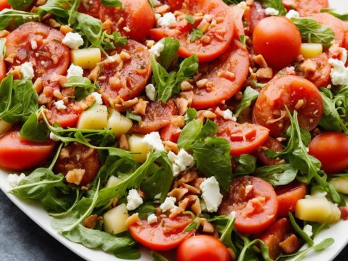 Minted Melon, Tomato & Prosciutto Salad