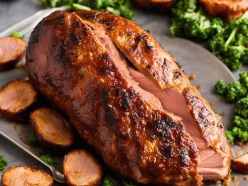 Miso-Glazed Roast Ham