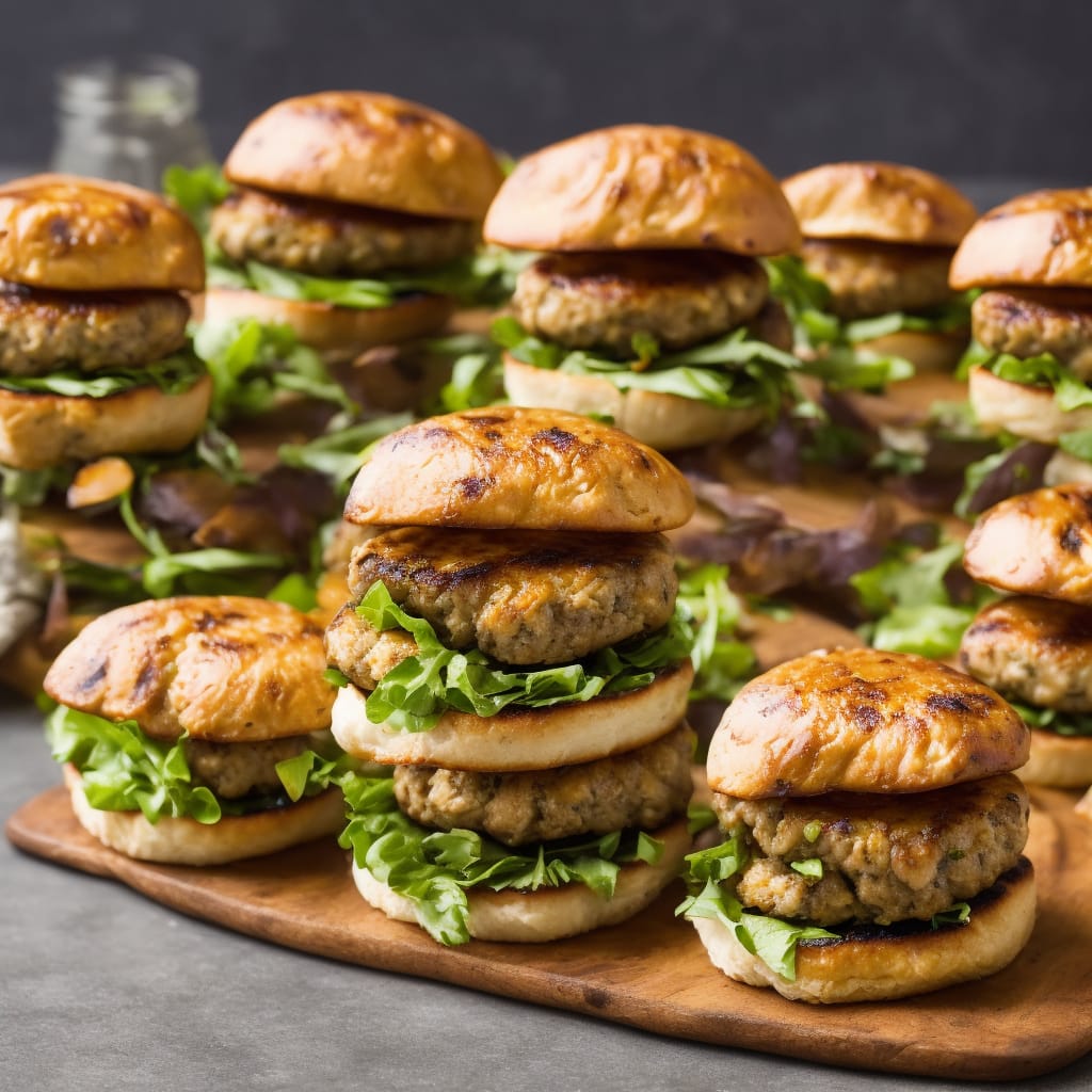 Miso Mushroom & Halloumi Burgers