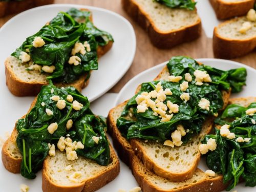 Miso Spinach Toast