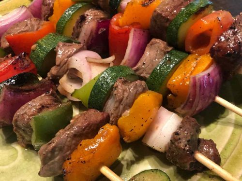 Mom's Beef Shish Kabobs