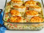 Mom's Fabulous Chicken Pot Pie with Biscuit Crust Recipe