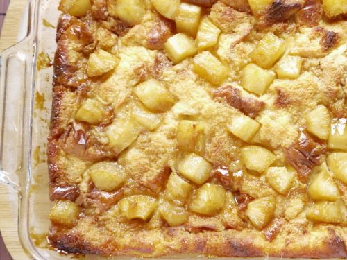 Mom's Pineapple Bread Pudding