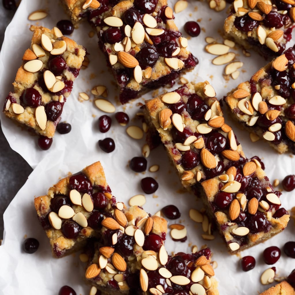 Morello Cherry & Almond Traybake