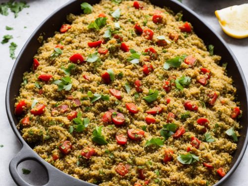 Moroccan Freekeh Traybake