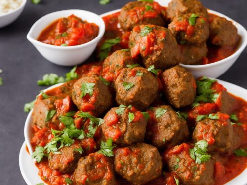 Moroccan Kofte with Spicy Tomato Sauce