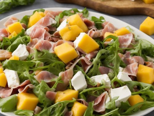 Mozzarella, Mango & Serrano Ham Salad