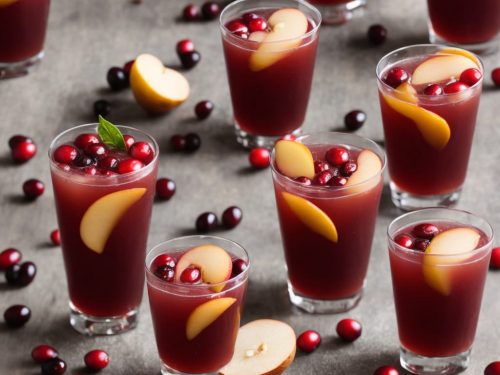 Mulled Pear & Cranberry Punch