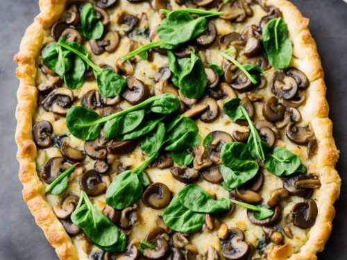 Mushroom & Baby Spinach Tart