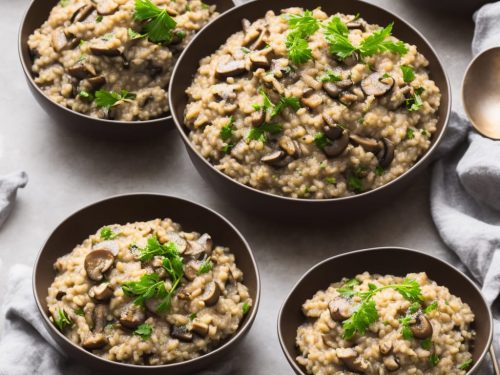 Mushroom Buckwheat Risotto